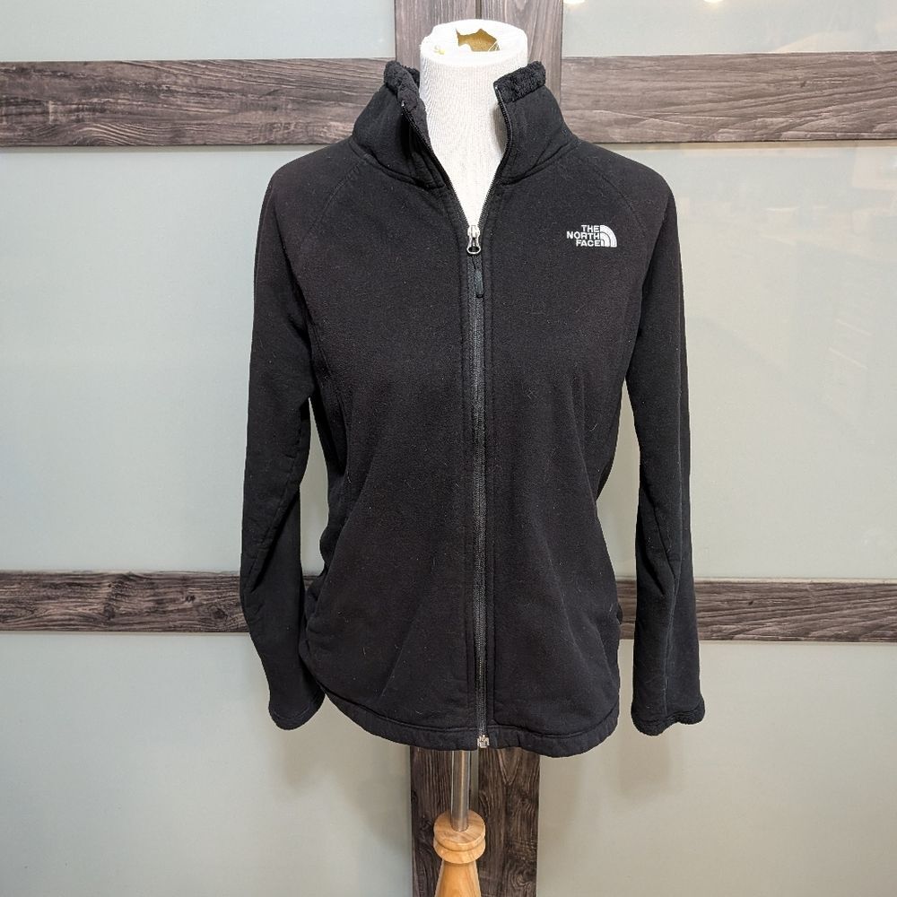 The North Face Black Plush Fleece Full Zip